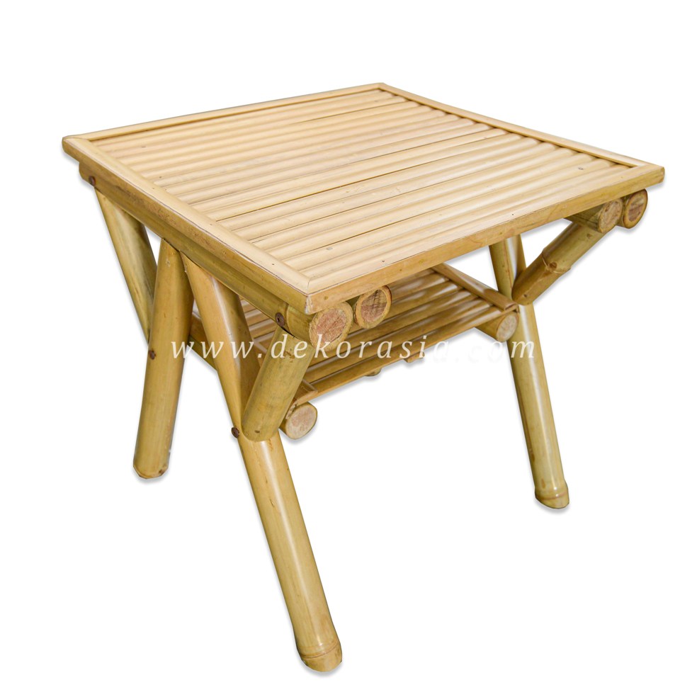Bamboo Square End Table